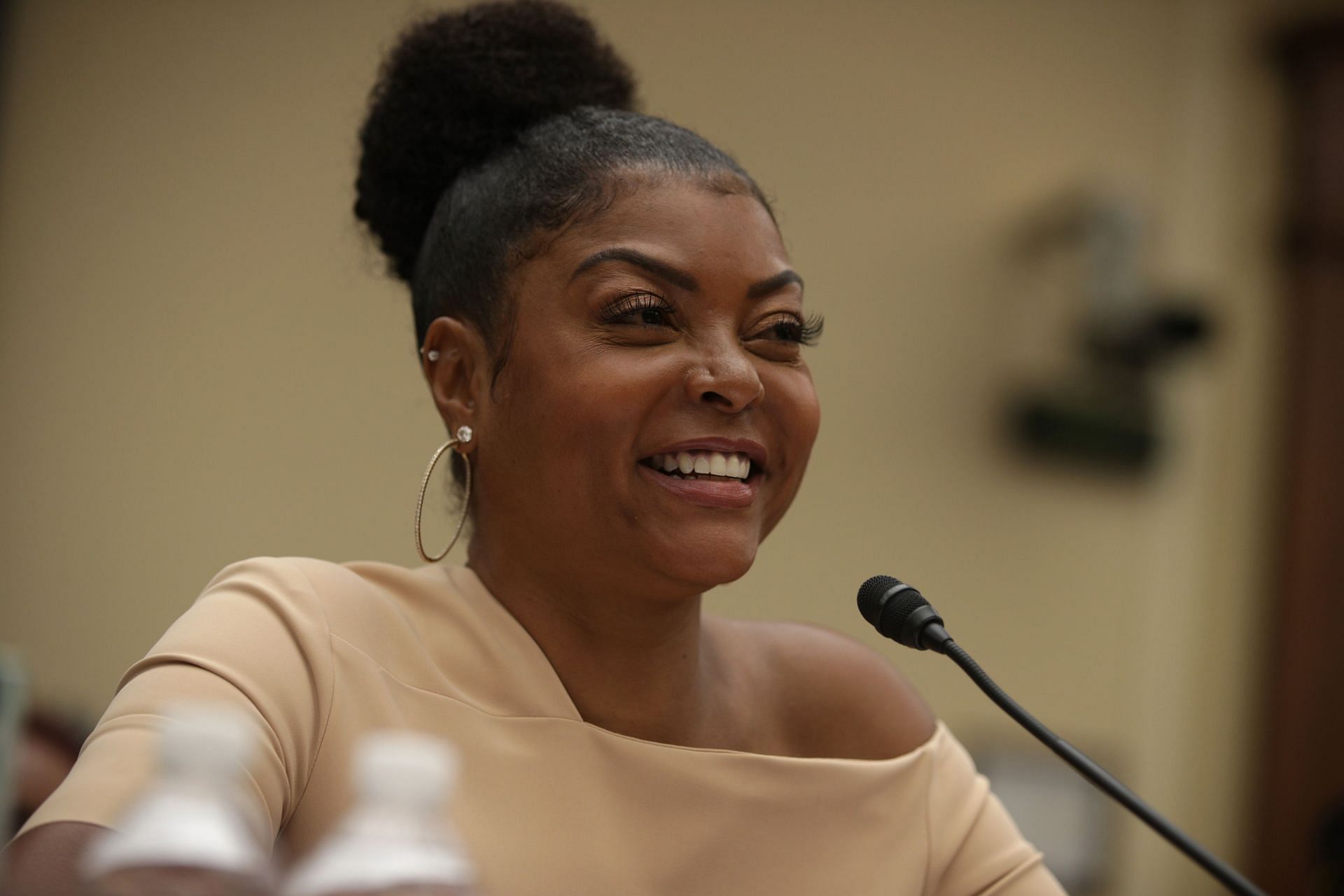 Actress Taraji P. Henson Speaks At Congressional Black Caucus Forum On Black Youth Suicide And Mental Health - Source: Getty
